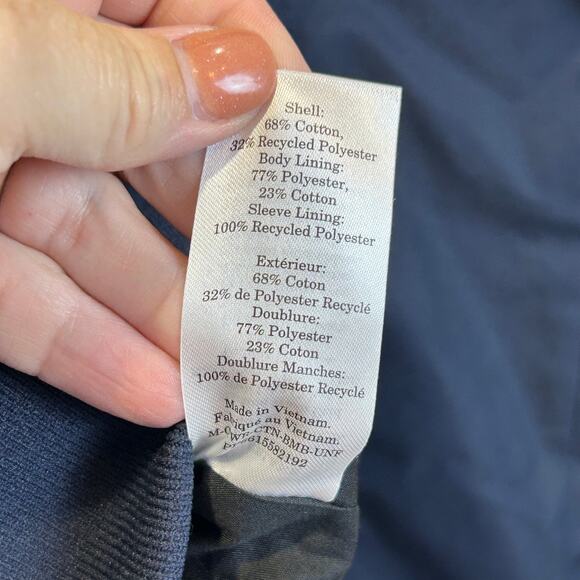 Everlane The Bomber Jacket Lightweight Navy Blue Men Medium NWT - Picture 13 of 13